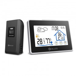 Bezprzewodowy termometr z ekranem dotykowym - wewnątrz / na zewnątrzPrzyrządy pomiarowe