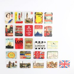 UK / England - British style fridge magnets - set 24 piecesFridge magnets