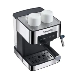 BioloMix - coffee maker machine - for espresso / cappuccino / latte / mocha - with milk frother - 20 BarBar supply