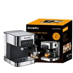 copy of BioloMix - ekspres do kawy - do espresso / cappuccino / latte / mokka - ze spieniaczem do mleka - 20 BarBar Zaopatrzenie