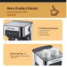 copy of BioloMix - ekspres do kawy - do espresso / cappuccino / latte / mokka - ze spieniaczem do mleka - 20 BarBar Zaopatrzenie