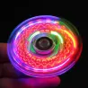 Świecący fidget spinner - przezroczysty wzór - LED - świecący w ciemnościFidget spinner