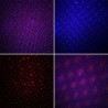 Ruchome statyczne kolorowe kropki / gwiazdki - świąteczne światło laserowe - projektor - wodoodpornyProjektory