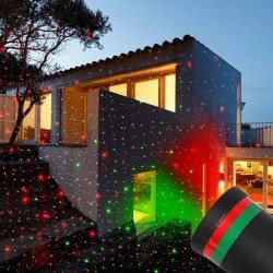 Moving static colourful dots / stars - Christmas laser light - projector - waterproofProjectors