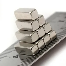 N35 - magnes neodymowy - mocny blok - 12 * 4 * 4mm - 10 sztukN35