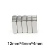N35 - magnes neodymowy - mocny blok - 12 * 4 * 4mm - 10 sztukN35