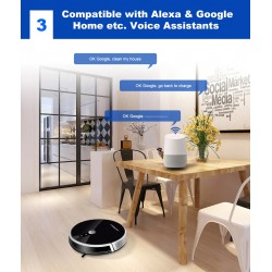 LIECTROUX C30B - 4000pa - robot - odkurzacz - nawigacja po mapie 2D - WiFi - zbiornik na wodęOdkurzacza robota