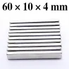 N35 - neodymium magnet - strong block - cuboid - 60 * 10 * 4mmN35
