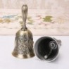 Vintage ręczny dzwonek - z klasycznym motywem kwiatowymFestive & Party