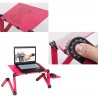 Wielofunkcyjny stojak na tablet / laptop - stół - z podkładką pod mysz - regulowany - składanyHolders