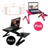 Wielofunkcyjny stojak na tablet / laptop - stół - z podkładką pod mysz - regulowany - składanyHolders