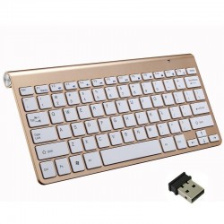 Bezprzewodowa klawiatura 2.4G z myszką / USB odbiornikiemKlawiatury