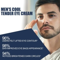 Men Retinol Eye Bags Remover Cream Anti Dark Circles Anti Puffiness Fade Fine Line Lifting Firming Moisturizing Repair Skin C...