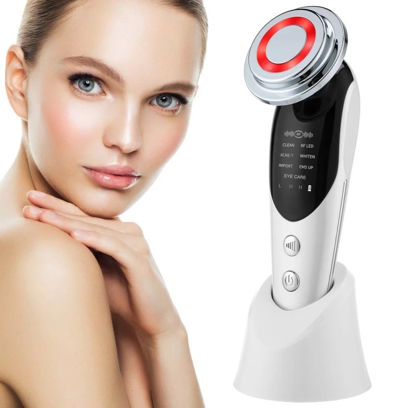 7 in 1 Face lifting device - EMS microcurrent skin - rejuvenation - LED facial - Neck firmingSkin 7 in 1 Face lifting device - EMS microcurrent skin - rejuvenation - LED facial - Neck firmingSkin
