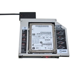 Uniwersalne aluminiowe SATA HDD Caddy 12.7mm obudowaDyski twarde