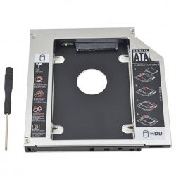 Uniwersalne aluminiowe SATA HDD Caddy 12.7mm obudowaDyski twarde