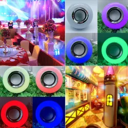 E27 - LED - RGB - Głośnik Bluetooth - żarówka muzyczna z pilotemE27