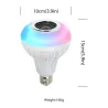 E27 - LED - RGB - Głośnik Bluetooth - żarówka muzyczna z pilotemE27