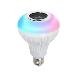 E27 - LED - RGB - Głośnik Bluetooth - żarówka muzyczna z pilotemE27
