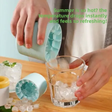 Silicone Molds Kitchen Accessories Ice Cube Maker Ice Tray Water Bottle Mould Cooler Bucket Tools Gadgets Dining Bar Home Gar...