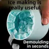 Silicone Molds Kitchen Accessories Ice Cube Maker Ice Tray Water Bottle Mould Cooler Bucket Tools Gadgets Dining Bar Home Gar...