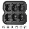 Skull ice ball mold - 3D silicone skull ice tray for cocktails - 6 piecesBar supply