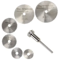 Circular saw blades & mandrel cutting discs drill 6 piecesBits & drills
