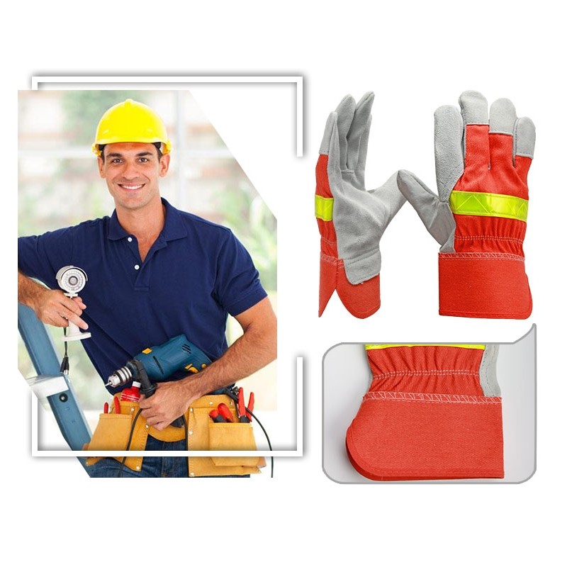 Fire Proof Heat Flame Resistant Protective Gloves With Reflective StrapElectronics & Tools