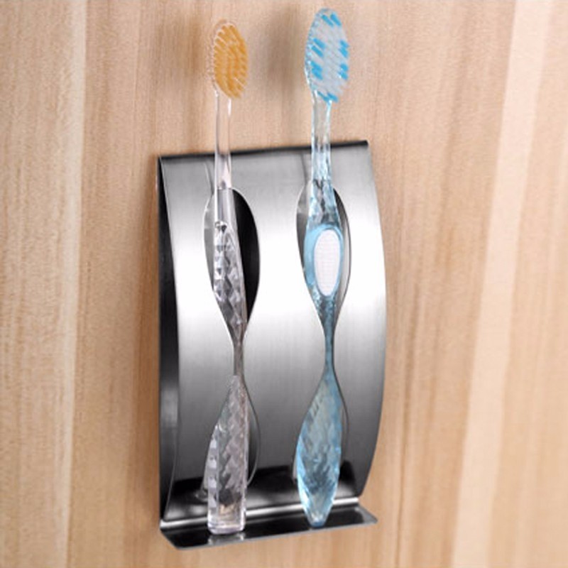 Stainless steel toothbrush holder - wall mountingBathroom & Toilet