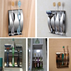 Stainless steel toothbrush holder - wall mountingBathroom & Toilet