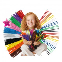 Materiałowe kordonki - dziecięca edukacyjna zabawka - kolorowe rurki 100 sztukZabawki