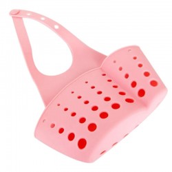 Kitchen Bathroom Hanging Drain Basket Bag Storage Sink HolderKitchen