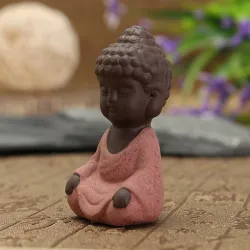 Mini monk figurine - Buddha statueStatues & Sculptures