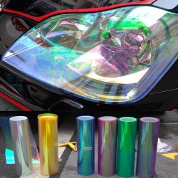 Shiny Chameleon Car Lights Film Sticker 120 * 30cmStickers