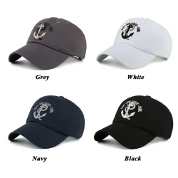 Unisex - bawełniana regulowana czapeczka baseballowaCzapki