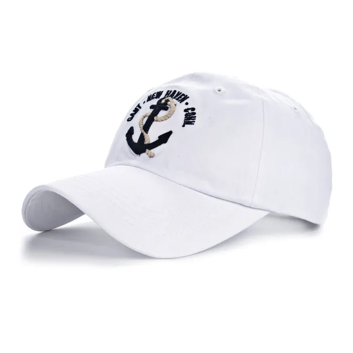 Baseball cap with anchor - cotton - adjustable - unisexHats & Caps