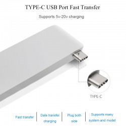 5 w 1 USB 30 HUB Multi Typ C Rozdzielacz Adapter Czytnik KartAkcesoria