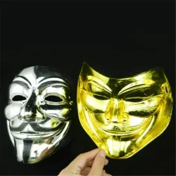 Halloween - bal maskowy maska na twarz VendettaMaski
