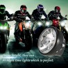 7" Led Motocyklowy Okrągły Reflektor KierunkowskazMotocykl