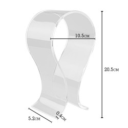 Universal Acrylic Headphone Headset Stand Hanger HolderEar- & Headphones