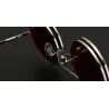 Steampunk Vintage Okrągłe Podwójne Soczewki Okulary Przeciwsłoneczne UnisexOkulary Przeciwsłoneczne