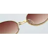 Retro Steampunk Małe Okrągłe Okulary Przeciwsłoneczne Unisex UV400Okulary Przeciwsłoneczne