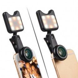 iPhone 3 in 1 Aparat Szeroki Macro & Led Fill Light Zestaw SoczewekAkcesoria