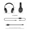 Salar S11 Wireless Headset Foldable Bluetooth Headphones With MicEar- & Headphones