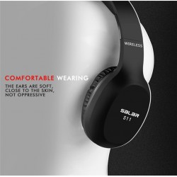 Salar S11 Wireless Headset Foldable Bluetooth Headphones With MicEar- & Headphones