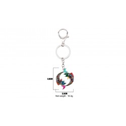 Pisces Zodiac Sign Keychain KeyringKeyrings