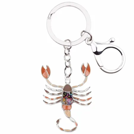 Scorpio Zodiac Sign Keychain KeyringKeyrings