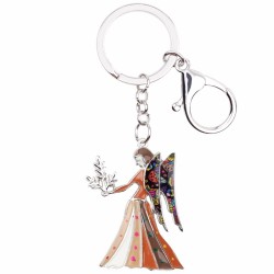 Virgo Zodiac Sign Keychain KeyringKeyrings