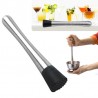 Cocktail fruit muddler - stainless steel bar mixer - crusherBar supply