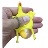 Green dinosaur - beans - chicken - funny keyringKeyrings